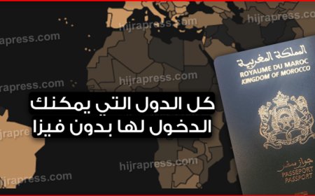 هذه الدول التي يمكمنك السفر إليها بجواز السفر المغربي