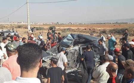 حادث مروع .. وفاة شخص وإصابة آخر بالناظور