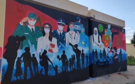 في كل سواد بعض البياض.. التوعية عبر جداريات تحسيسية بفاس