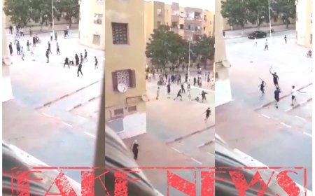تداول فيديو جزائري وإنسابه إلى مدينة مغربية .. والأمن يوضح