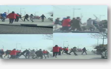 أمن فاس يتفاعل مع مقطع فيديو تم تداوله عبر تطبيقات التراسل الفوري يظهر تبادل مجموعة من الأشخاص للعنف بواسطة أسلحة بيضاء بالشارع العام