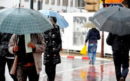 نشرة إنذارية: زخات رعدية محليا قوية ورياح عاتية يومي السبت والأحد