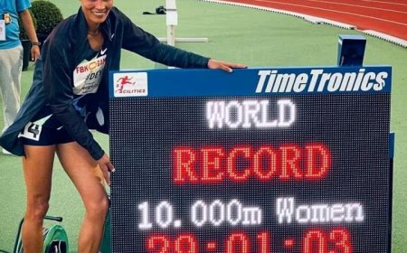 بعد يومين من تحطيمه .. الإثيوبية كيديي تحطم الرقم القياسي العالمي لمسافة 10000م