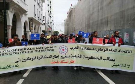 الدكاترة الموظفون يخوضون إضرابا وطنيا مصحوبا باعتصام إنذاري