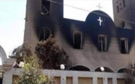 مصر..وفاة العشرات في حريق كنيسة الشهيد أبي سيفين