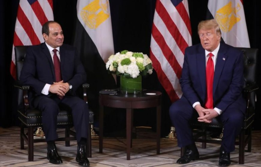 ترامب يدعم السيسي في مواجهة الاحتجاجات في مصر