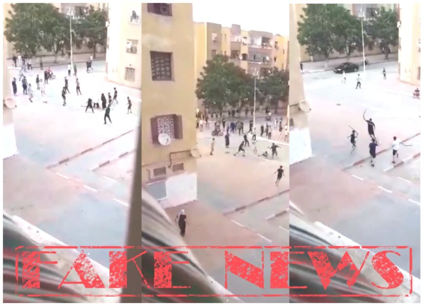 تداول فيديو جزائري وإنسابه إلى مدينة مغربية .. والأمن يوضح