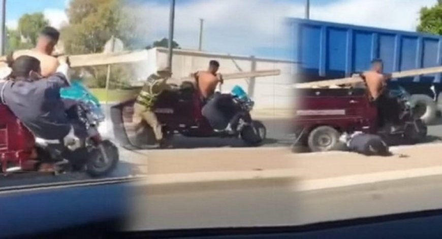 فتح بحث لتوقيف سائق "التريبورتور" الذي عرض حياة شرطي للخطر