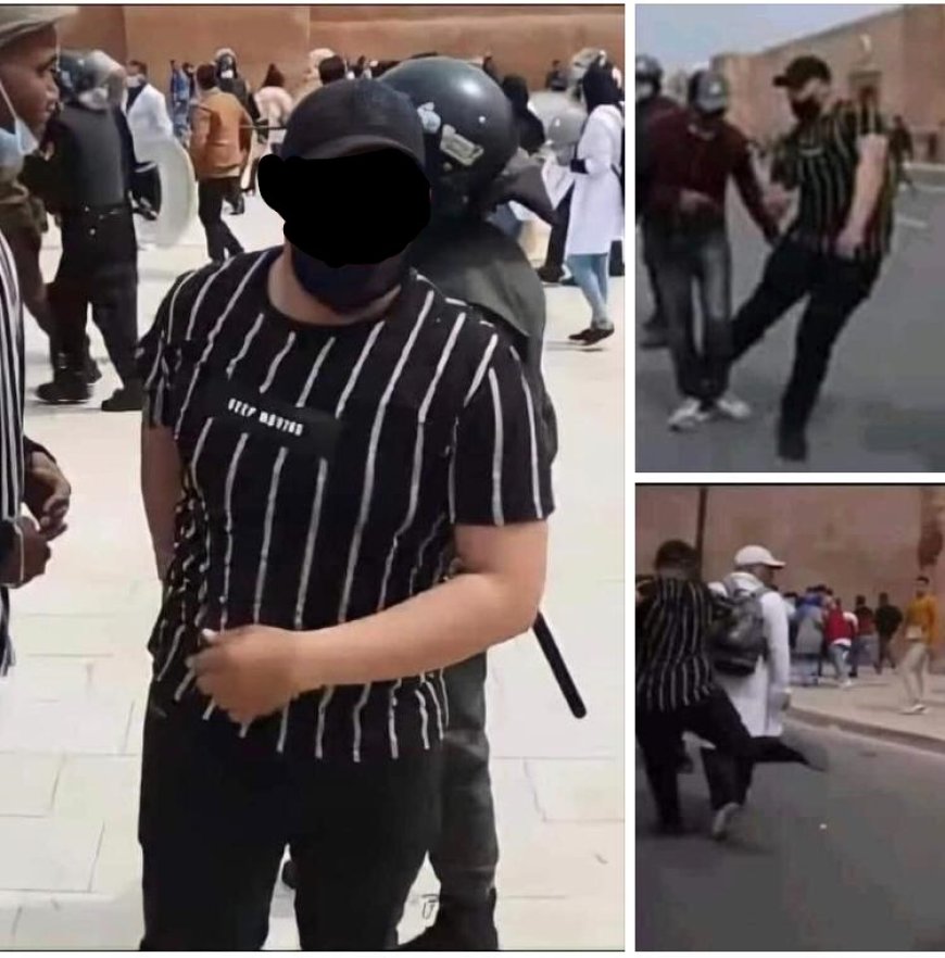 فتح بحث قضائي بعد تدول شريط فيديو يظهر فيه شخص بزي مدني يعنف أساتذ التعليم
