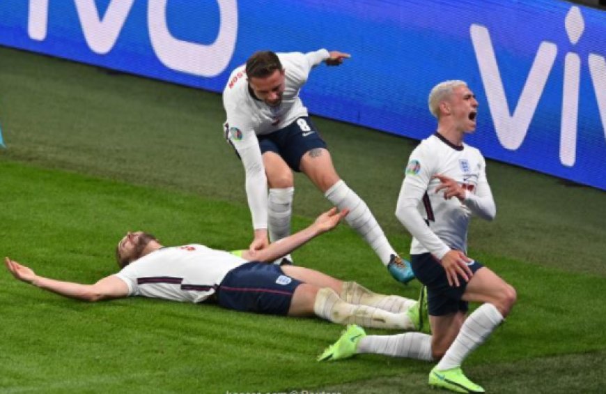 المنتخب الإنجليزي لأول مرة في تاريخه يتأهل للمباراة النهائية لبطولة أمم أوروبا لكرة القدم