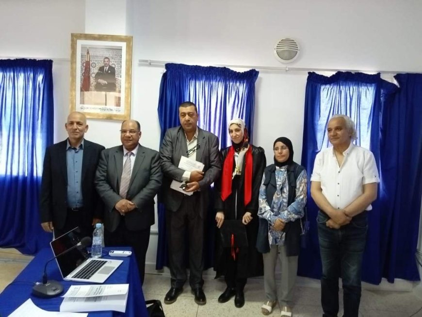الطالبة فاطمة الزهراء أندوف تحصل على شهادة الدكتوراه بميزة مشرف جدا