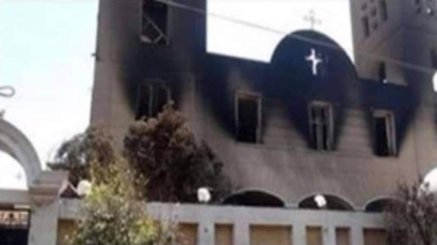 مصر..وفاة العشرات في حريق كنيسة الشهيد أبي سيفين