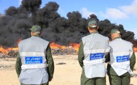العيون.. حرق وإتلاف كمية مهمة من المخدرات و الأقراص المهلوسة