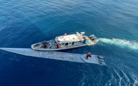 اعتراض غواصة نارية محملة ب 6.6 طن من الكوكايين