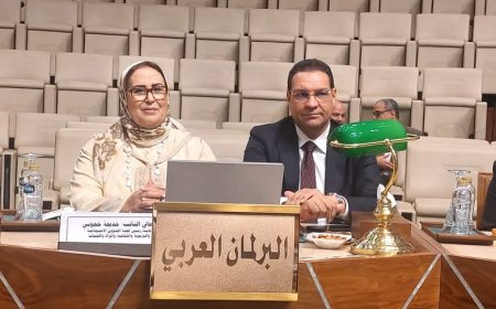 كلمة قوية للبرلمانية المغربية في البرلمان العربي بالقاهرة