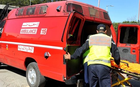بني ملال..حادث سير يخلف عدد من الجرحى