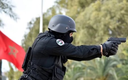 الدار البيضاء..موظف شرطة يضطر لاستخدام سلاحه الوظيفي لتحييد خطر صادر عن جانح