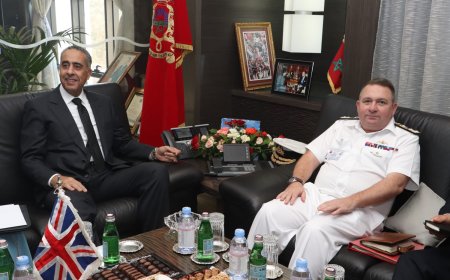 الحموشي يستقبل المستشار العسكري الريطاني إدوارد ألغرين