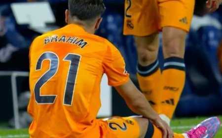 ريال مدريد يعلن إصابة ابراهيم دياز