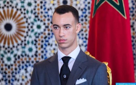 ولي العهد الأمير مولاي الحسن يستقبل الأطفال المقدسيين