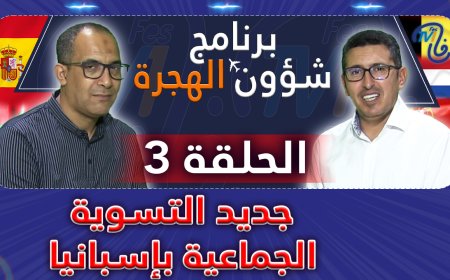 شؤون الهجرة الحلقة الثالثة التسوية الجماعية للمهاجرين في إسبانيا