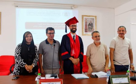 الإطار خالد حواص يناقش أطروحة دكتوراه