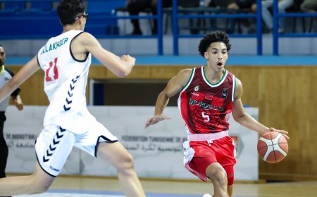 المنتخب المغربي لكرة السلة لاقل من18سنة يهزم المنتخب الجزائري