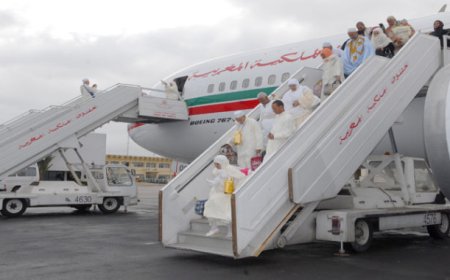 وصول الفوج الأول من الحجاج المغاربة إلى المدينة النورة