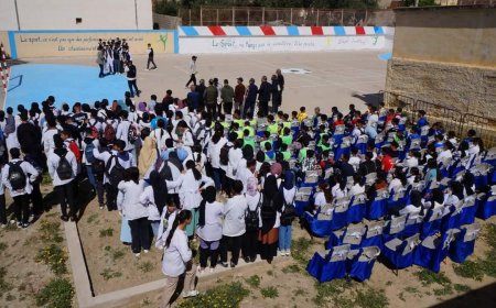 تازة..أنشطة رياضية وتربوية لفائدة تلاميذ الحوض المدرسي المندمج النصر