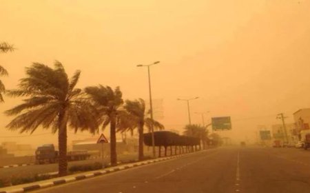 أحوال الطقس..موجة حر ورياح قوية وغبار