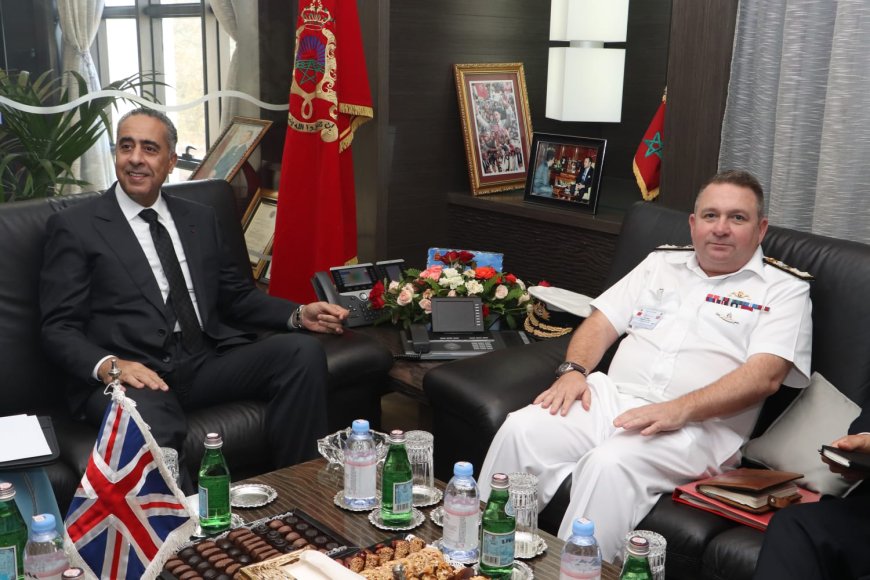 الحموشي يستقبل المستشار العسكري الريطاني إدوارد ألغرين