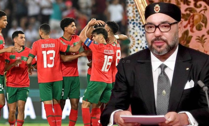 صاحب الجلالة الملك محمد السادس يبعث برقية تهنئة إلى المنتخب الوطني المغربي الأولمبي لكرة القدم