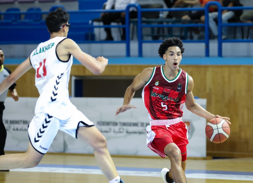 المنتخب المغربي لكرة السلة لاقل من18سنة يهزم المنتخب الجزائري