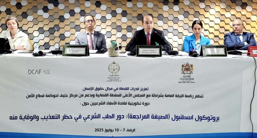 دورة تكوينة للأطباء الشرعيين حول بروتوكول إسطنبول