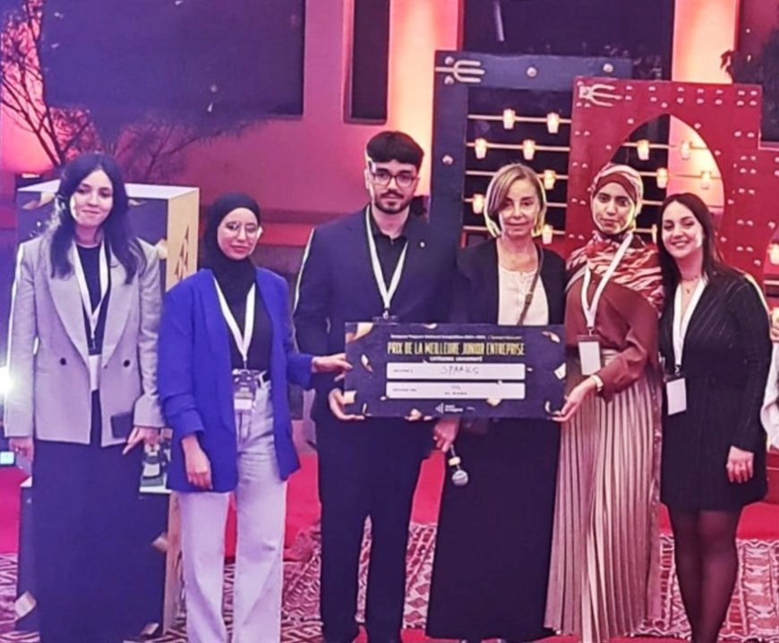 Les étudiants de FST-FES ont remporté à la fois le Prix Itech inwi et le prix Al Mada de la Meilleure Junior Entreprise pour leur Projet innovant « SPARKS »
