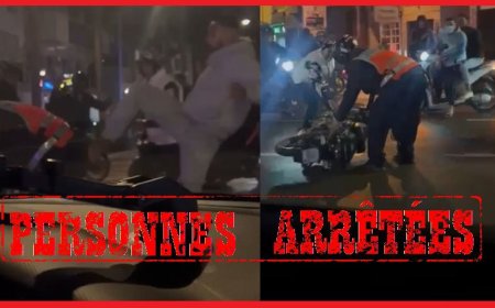 الدار البيضاء..توقيف  ثلاثة أشخاص تسببوا في حادث سير مع شرطي  وحاولوا سرقة دراجته