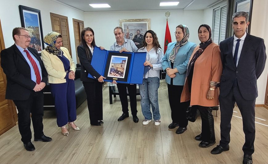 سفيرة المملكة الأردنية الهاشمية بالمغرب في زيارة عمل إلى مجلس جهة فاس-مكناس لتعزيز التعاون الثنائي