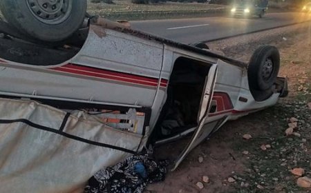 اليوسفية..وفاة ثلاثة  عمال فلاحيين إثر انقلاب سيارة