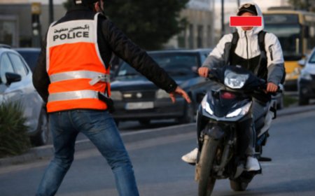 الدار البيضاء..فتح تحقيق قضائي في حق  سائق دراجة نارية صدم شرطياً