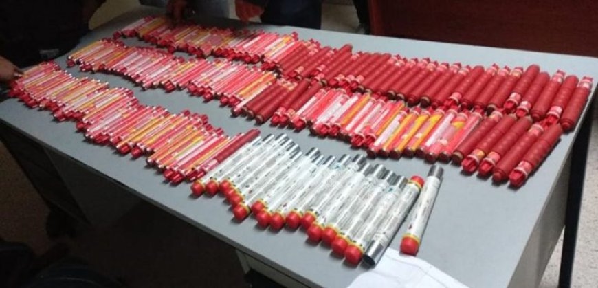 مراكش..توقيف خمسة أشخاص وحجز 175 شهابا ناريا