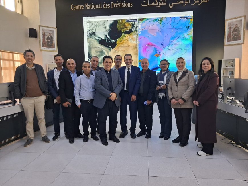 كلية الآداب ظهر المهراز في زيارة لمقر المديرية العامة للأرصاد الجوية