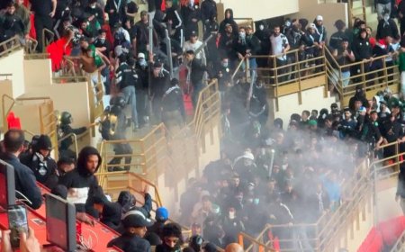 توقيف 136 شخصاً عقب شغب مباراة الجيش الملكي والرجاء بالرباط