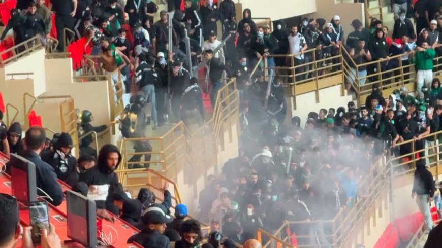 توقيف 136 شخصاً عقب شغب مباراة الجيش الملكي والرجاء بالرباط