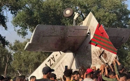 سقوط طائرة للدرك الملكي خلال مراقبة حريق بغابة المعمورة يُودي بحياة ربانها