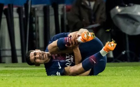 إصابة حكيمي تثير القلق في باريس سان جيرمان والمنتخب المغربي