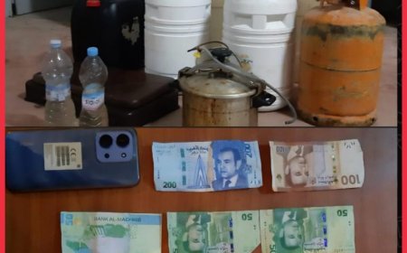 توقيف مروج للماحيا بالمرسى وحجز كميات من المسكر ومعدات التقطير